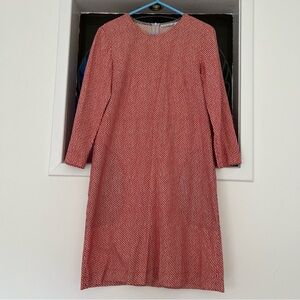 MARIMEKKO Elegant Red Patterned Women's Dress